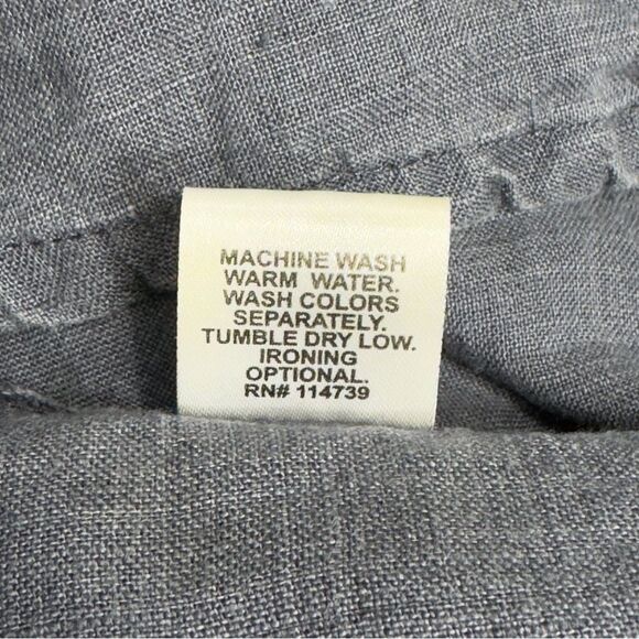 FLAX Solstice Linen Dress With Pockets - Size Small - Picture 8 of 8